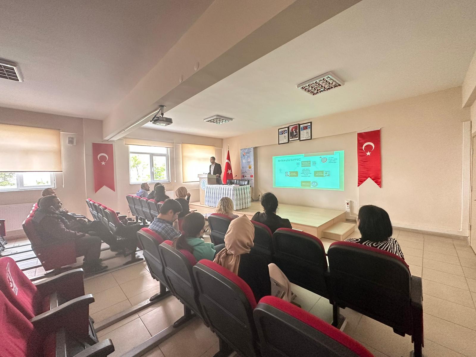 THE COMPETITION AND INNOVATION CENTER OF OUR UNIVERSITY ORGANIZED A SEMINAR ON THE PROJECT OBJECTIVES AND THE GAINS OF THE EUROPEAN UNION