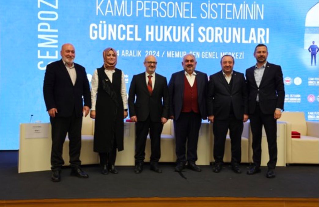Üniversitemiz, MEMUR-SEN ve ASBÜ işbirliğinde organize edilen “Kamu Personel Sisteminin Güncel Hukuki Sorunları” sempozyum 4 Aralık 2024 tarihinde gerçekleştirildi.