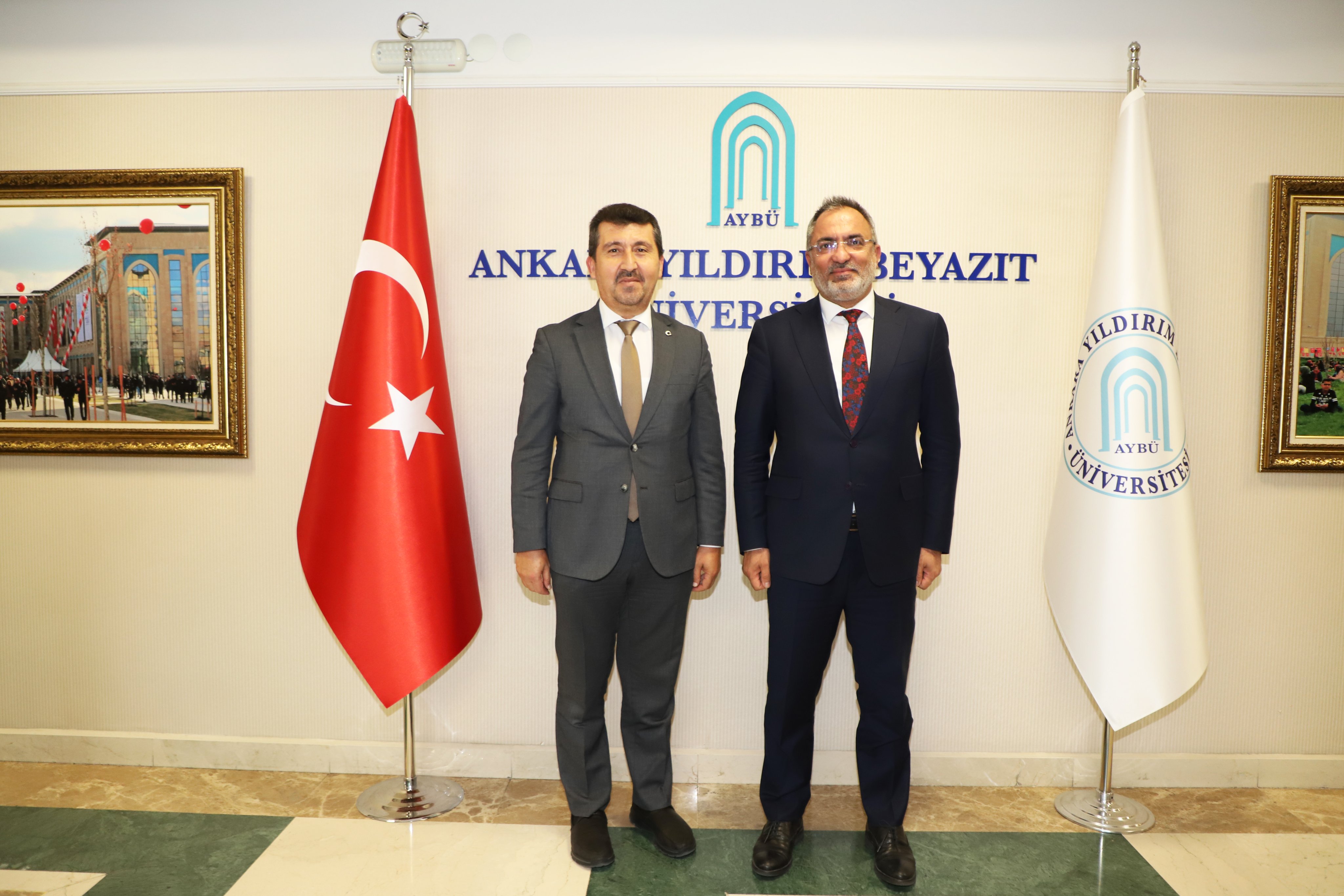 Ankara Sosyal Bilimler Üniversitesi'nden Rektörümüze Ziyaret 