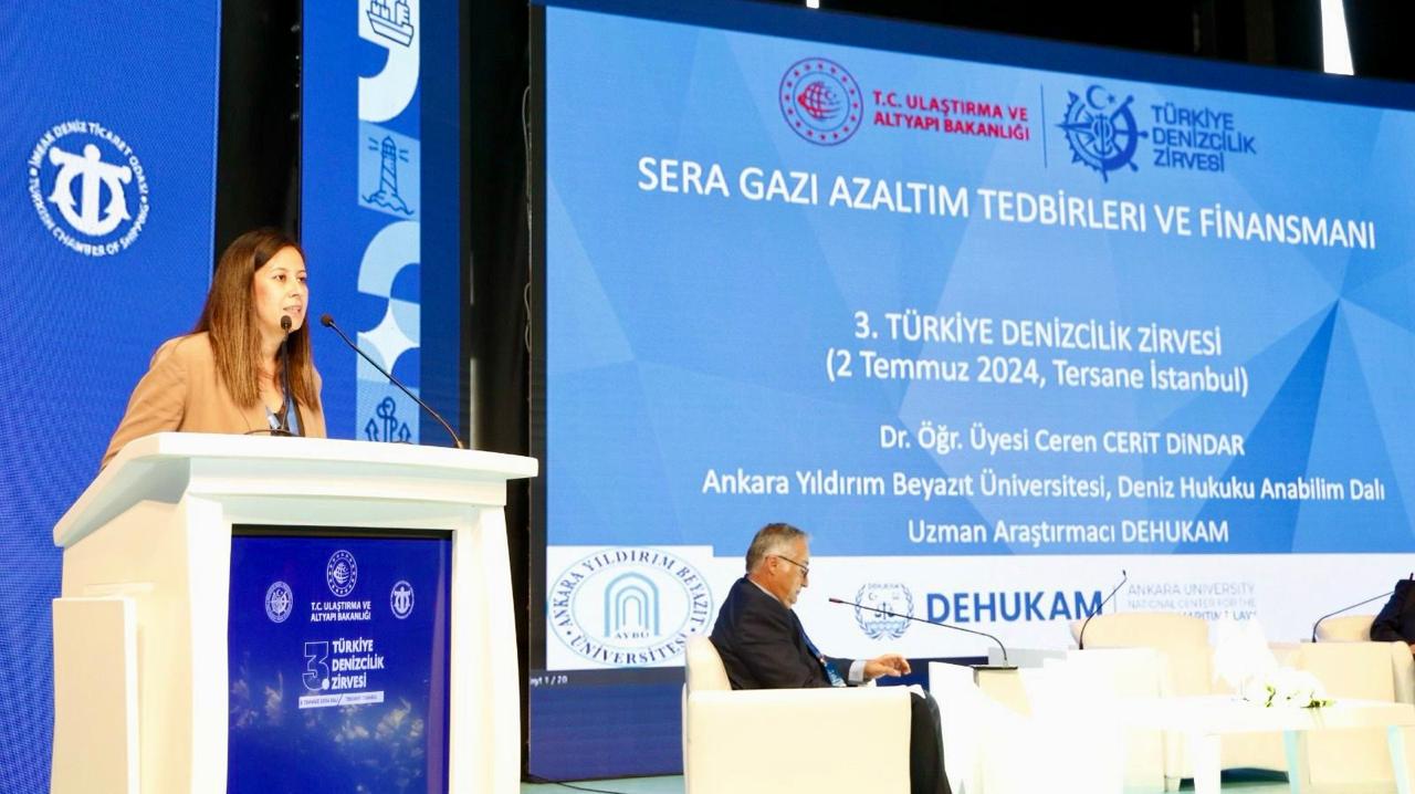1.1.	 Assist. Prof. Dr. Ceren Cerit Dindar, Head of the Department of Maritime Law at our faculty, attended the 3rd Turkish Maritime Summit organized in Istanbul as a speaker.