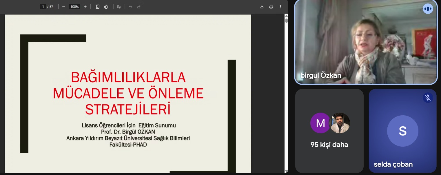 "Bağımlılık Semineri" Gerçekleştirildi