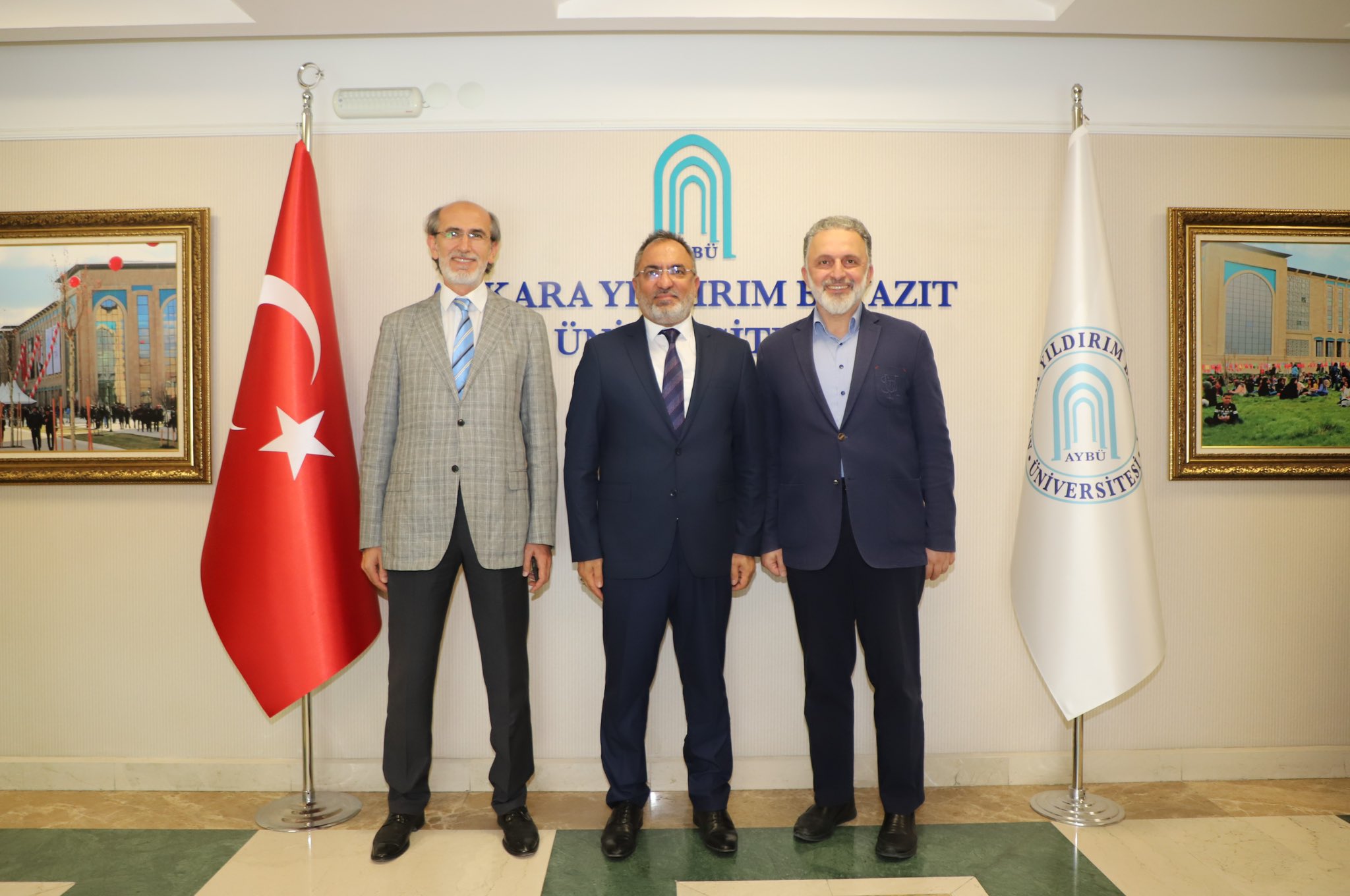 Lokman Hekim Üniversitesi'nden Rektörümüze Ziyaret 