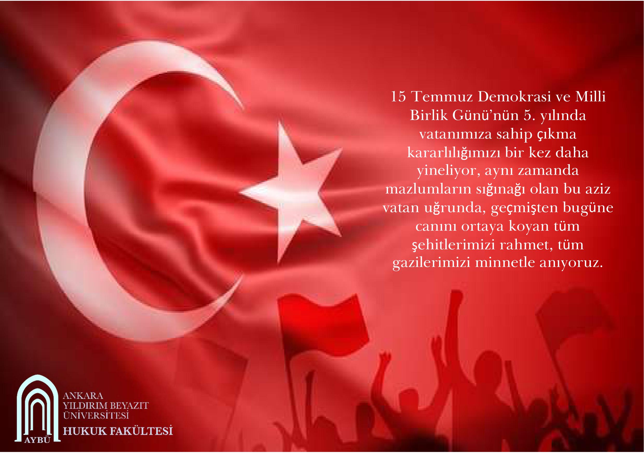 15 Temmuz Demokrasi ve Milli Birlik Günü