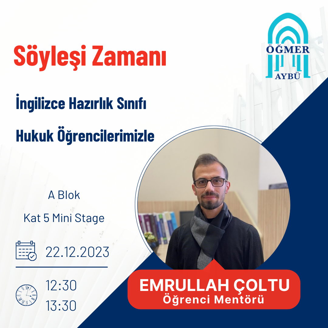 Öğmer'de Söyleşi Zamanı 