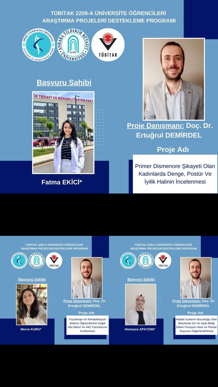 TÜBİTAK 2209-A Üniversite Öğrencileri Araştırma Projeleri Destekleme Programı Kapsamında Kabul Edilen Projeler!