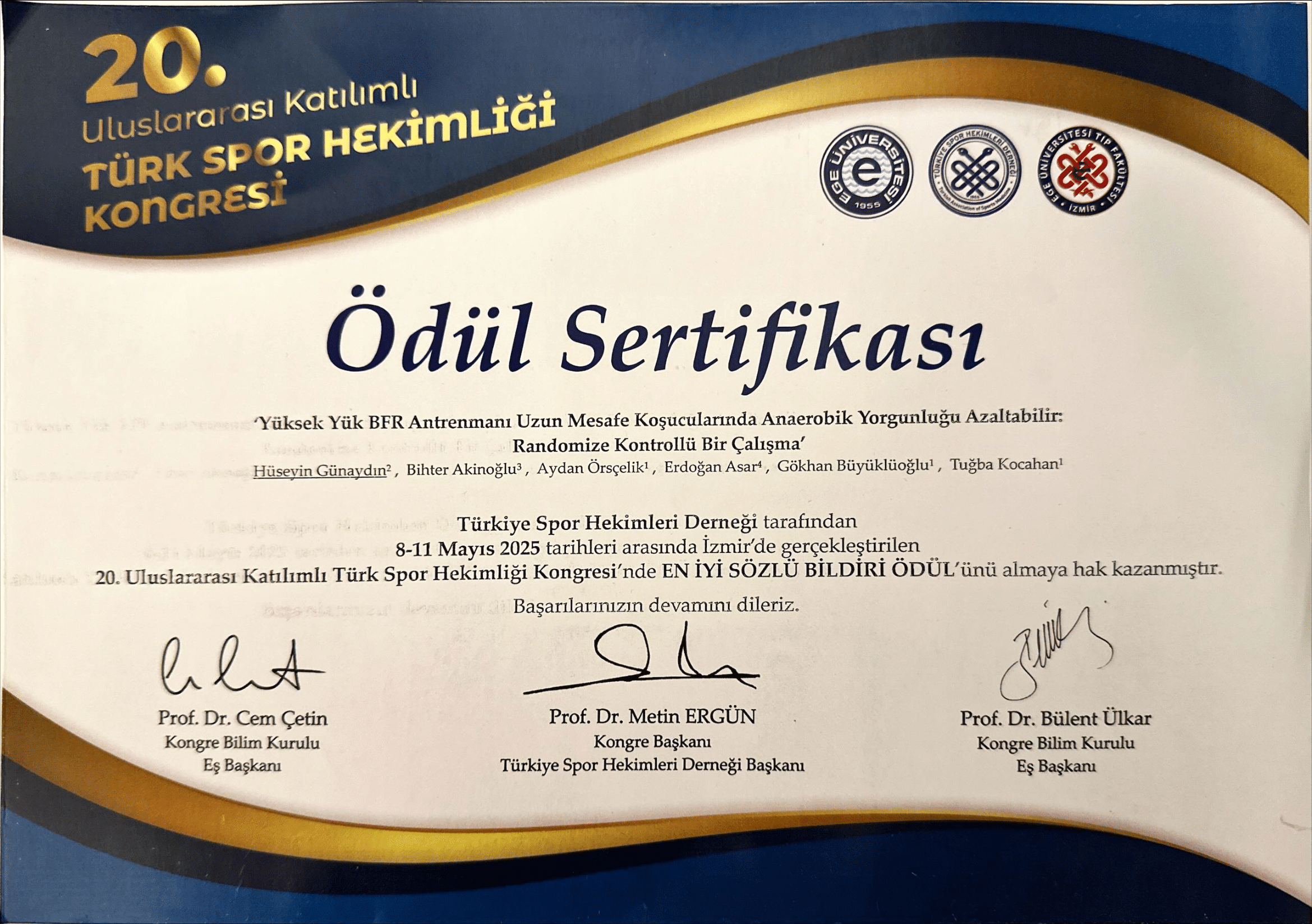 Sözel Bildiri Ödülü