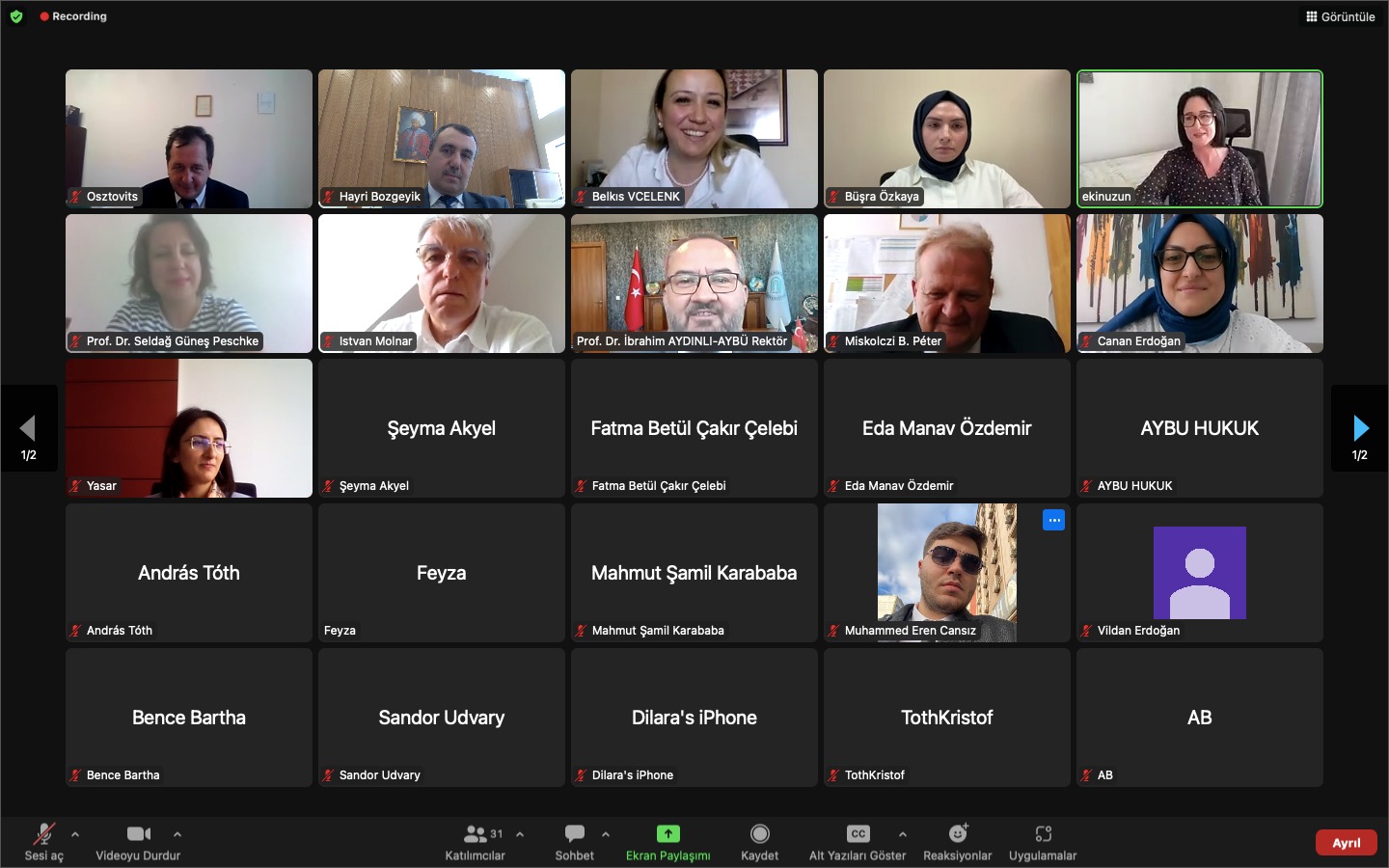 21.Yüzyılda Özel Hukukun Karşılaştığı Fırsatlar ve Zorluklar Sempozyumu