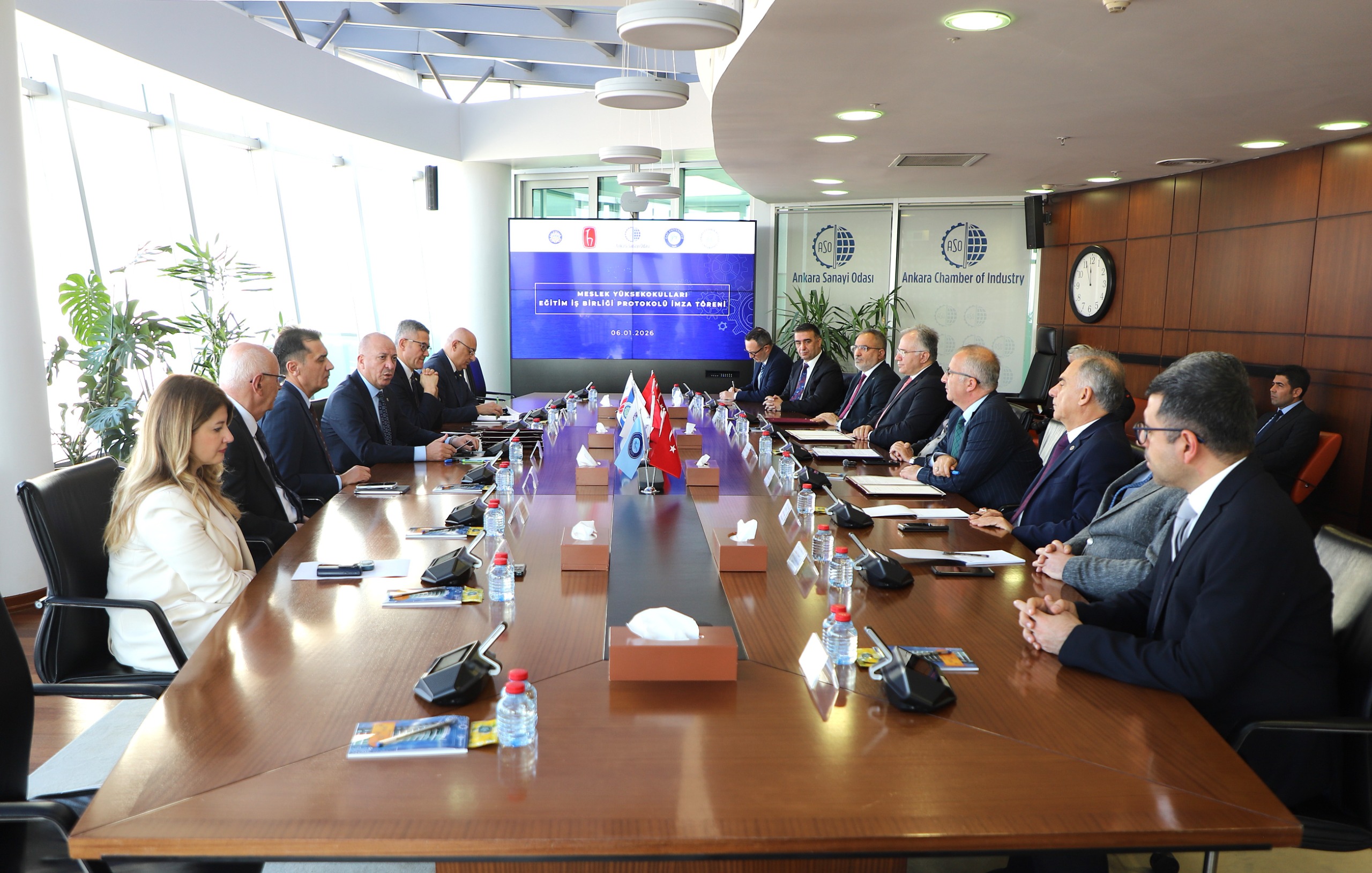 ASO 4 Üniversiteyle Mesleki Eğitim Konusunda İş Birliği Yapacak