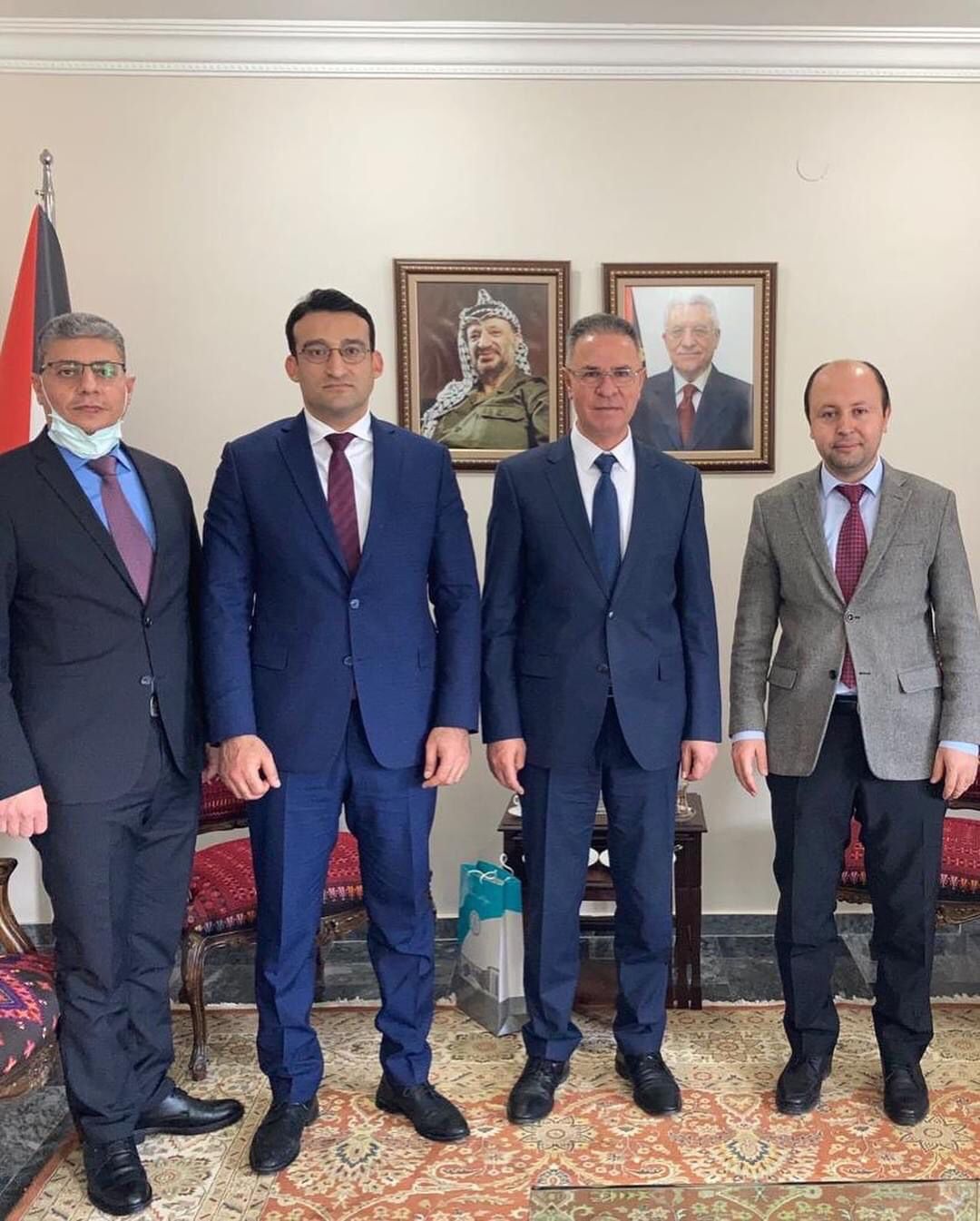 AYBÜ DİLMER Üst Yönetiminden Filistin Ankara Büyükelçiliğine Ziyaret