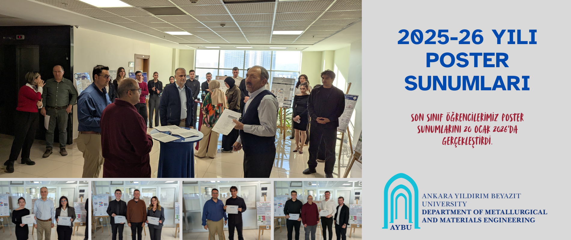 2025-2026 Academic Year Final Year Project Poster Presentations and Award Ceremony Held