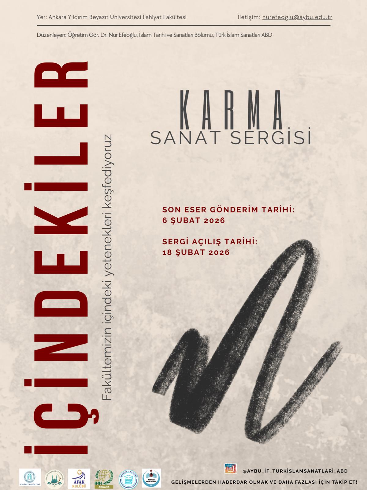 İlahiyat öğrencilerine yönelik Karma Sanat Sergisi