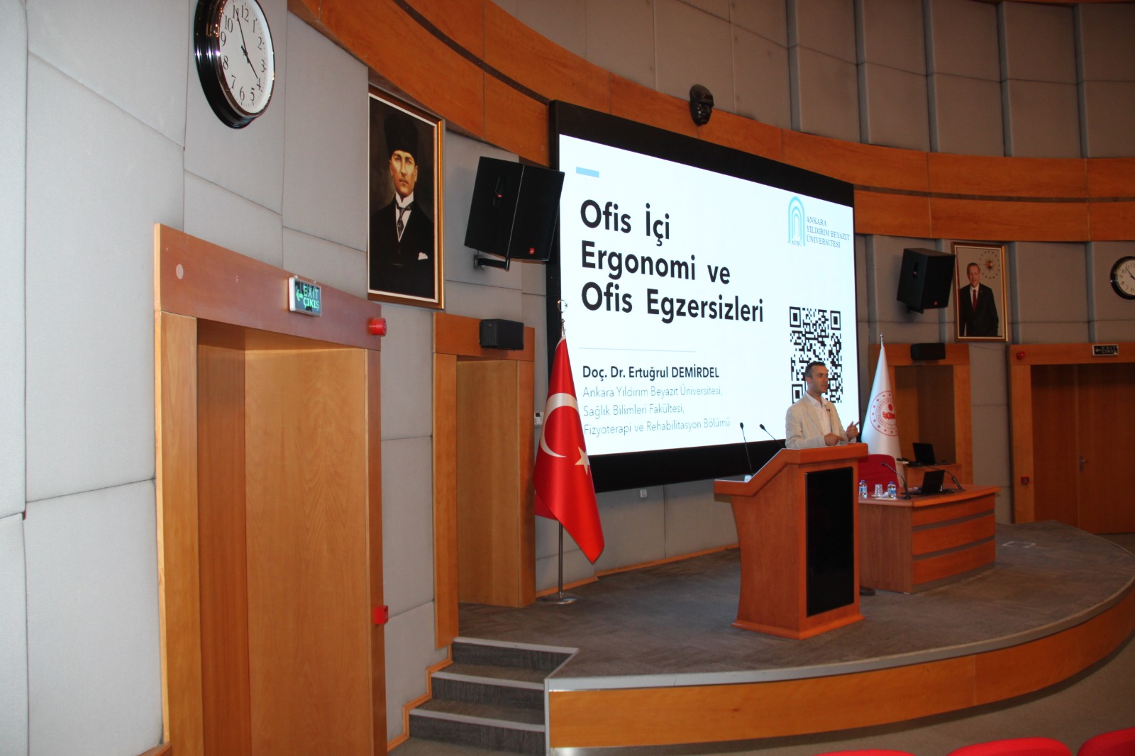 Doç. Dr. Ertuğrul DEMİRDEL İçişleri Bakanlığı Eğitim Dairesi Tarafından Düzenlenen "109. Dönem Kaymakamlık Kursu" Kapsamında "Ofis İçi Ergonomi ve Ofis Egzersizleri" Başlıklı Konuşmasını Gerçekleştirmiştir.