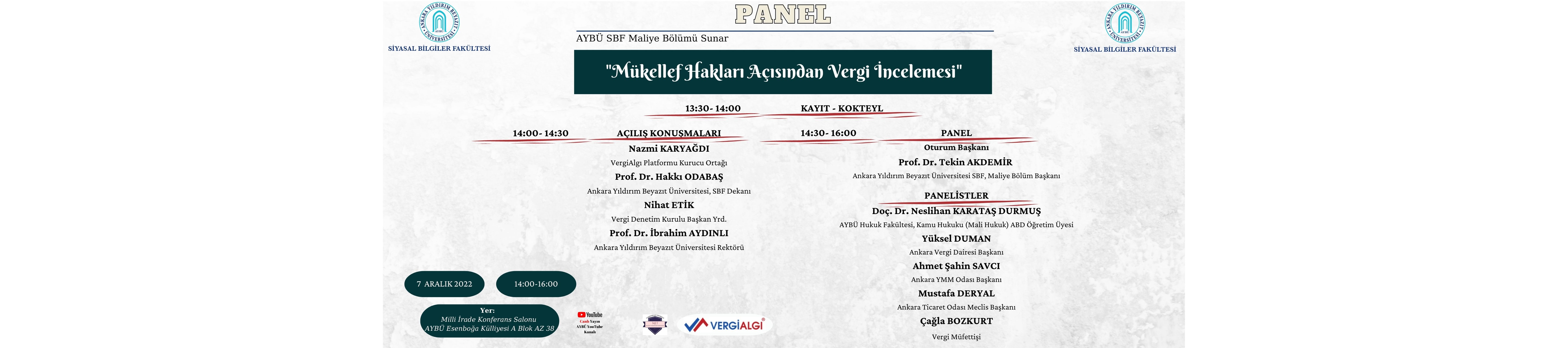 Panel on "Tax Inspection in terms of Taxpayer Rights" was held.