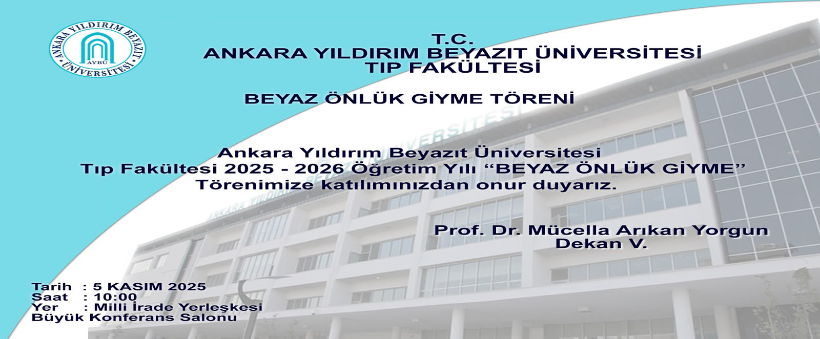 BEYAZ ÖNLÜK GİYME TÖRENİ