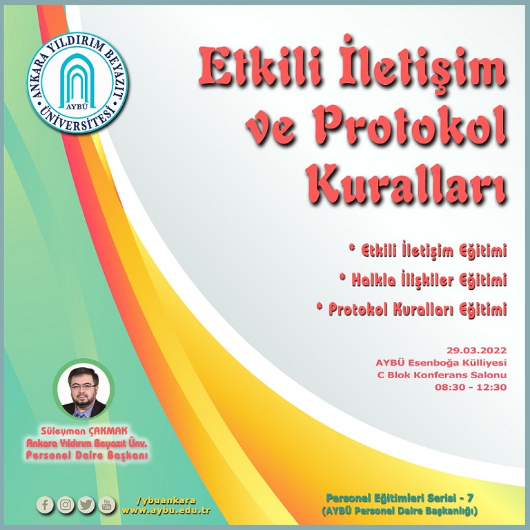 AYBÜ Personel Eğitimleri Serisinin 7'ncisi Sona Erdi