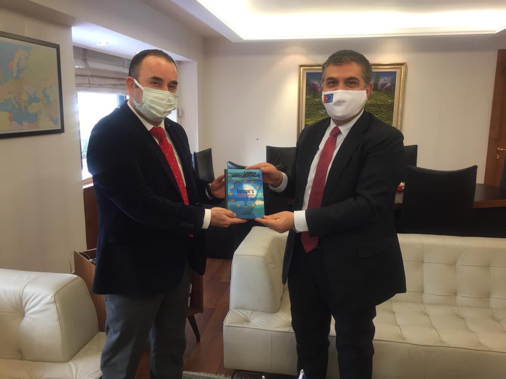 Merkezimizin Müdürü Prof. Dr. Giray Sadık Dış İşleri Bakanlığı AB Başkanlığına ziyaret gerçekleştirdi