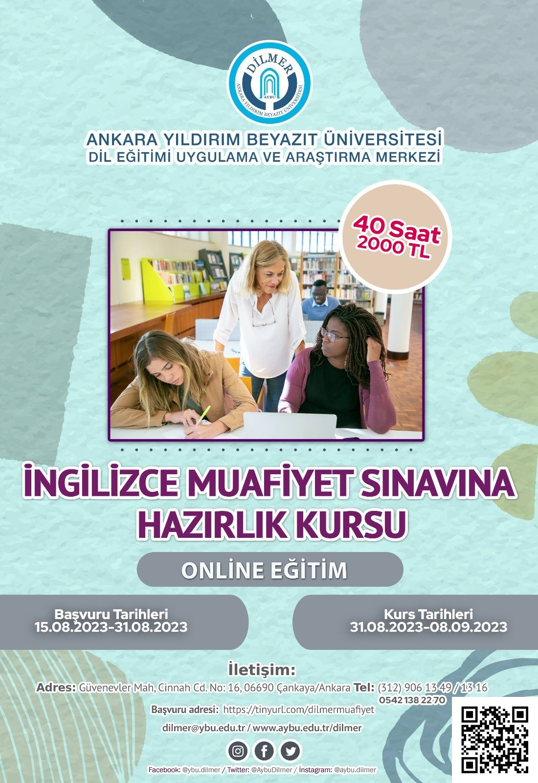 İngilizce Muafiyet Sınavına Hazırlık Kursu Başlıyor.