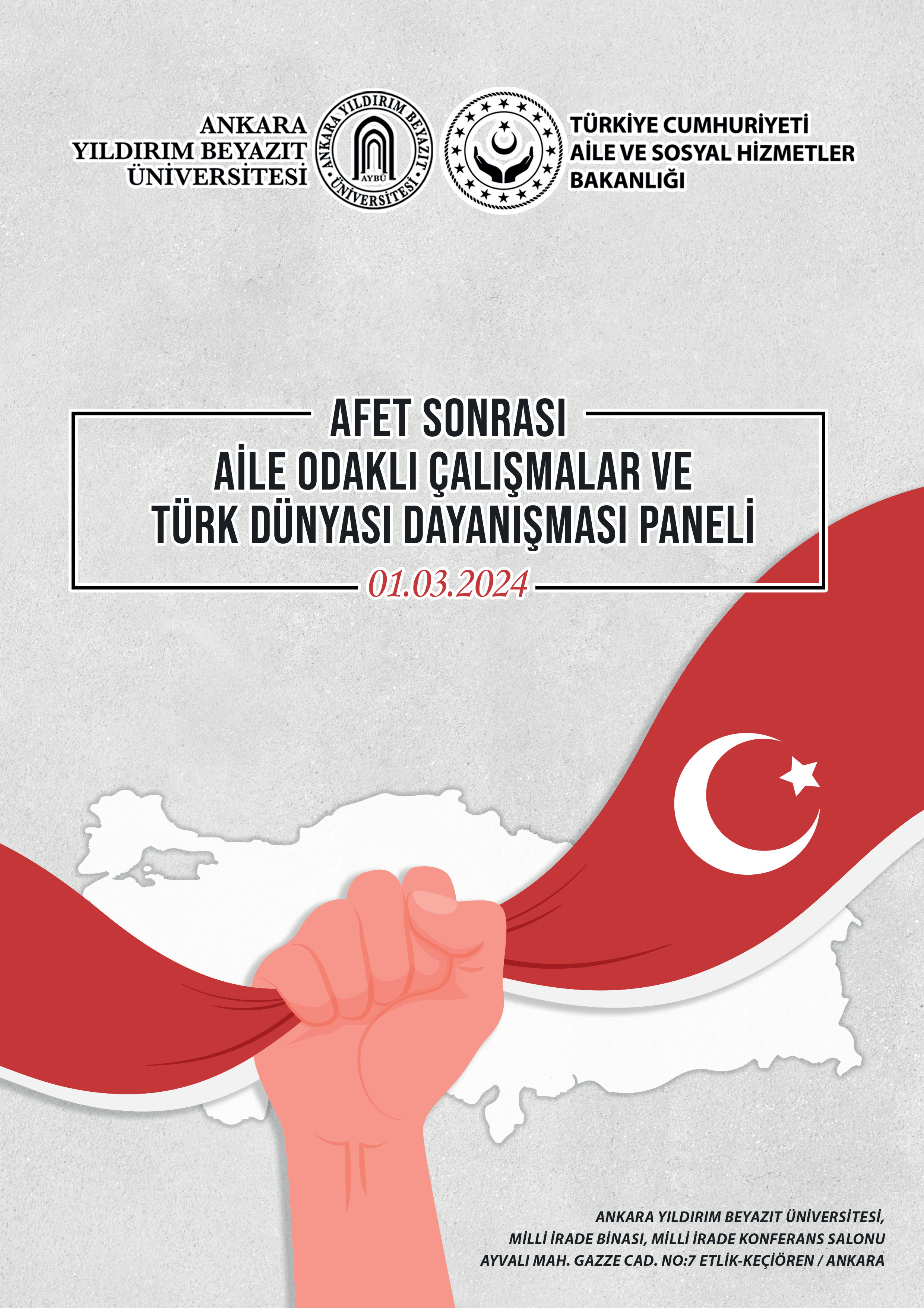 Afet Sonrası Aile Odaklı Çalışmalar ve Türk Dünyası Dayanışma Paneli - Sonuç Raporu Yayınlandı