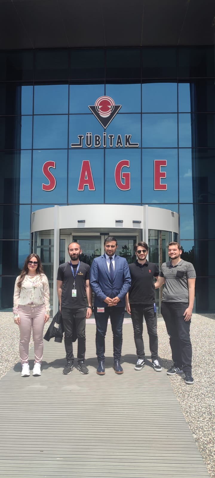 ENGR450- Tübitak SAGE'de Uzun Dönem Staj Yapan Öğrencilerimize Ziyaret
