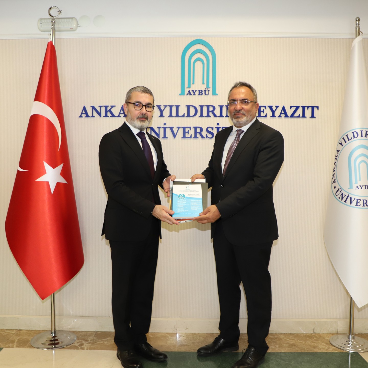 TİHEK Başkanı Prof. Dr. Muharrem Kılıç'tan, Rektör Köseoğlu'na ziyaret