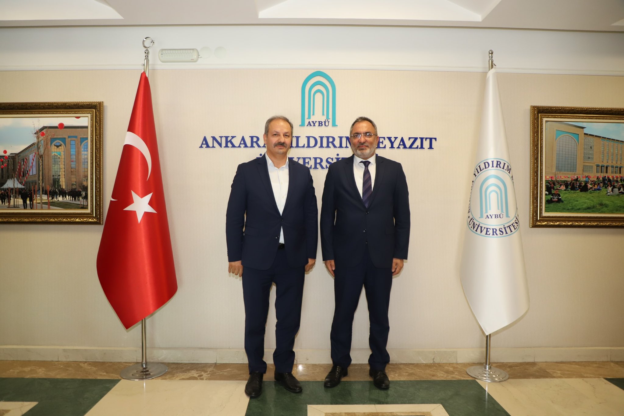 Sağlık-Sen'den Rektörümüze Ziyaret 