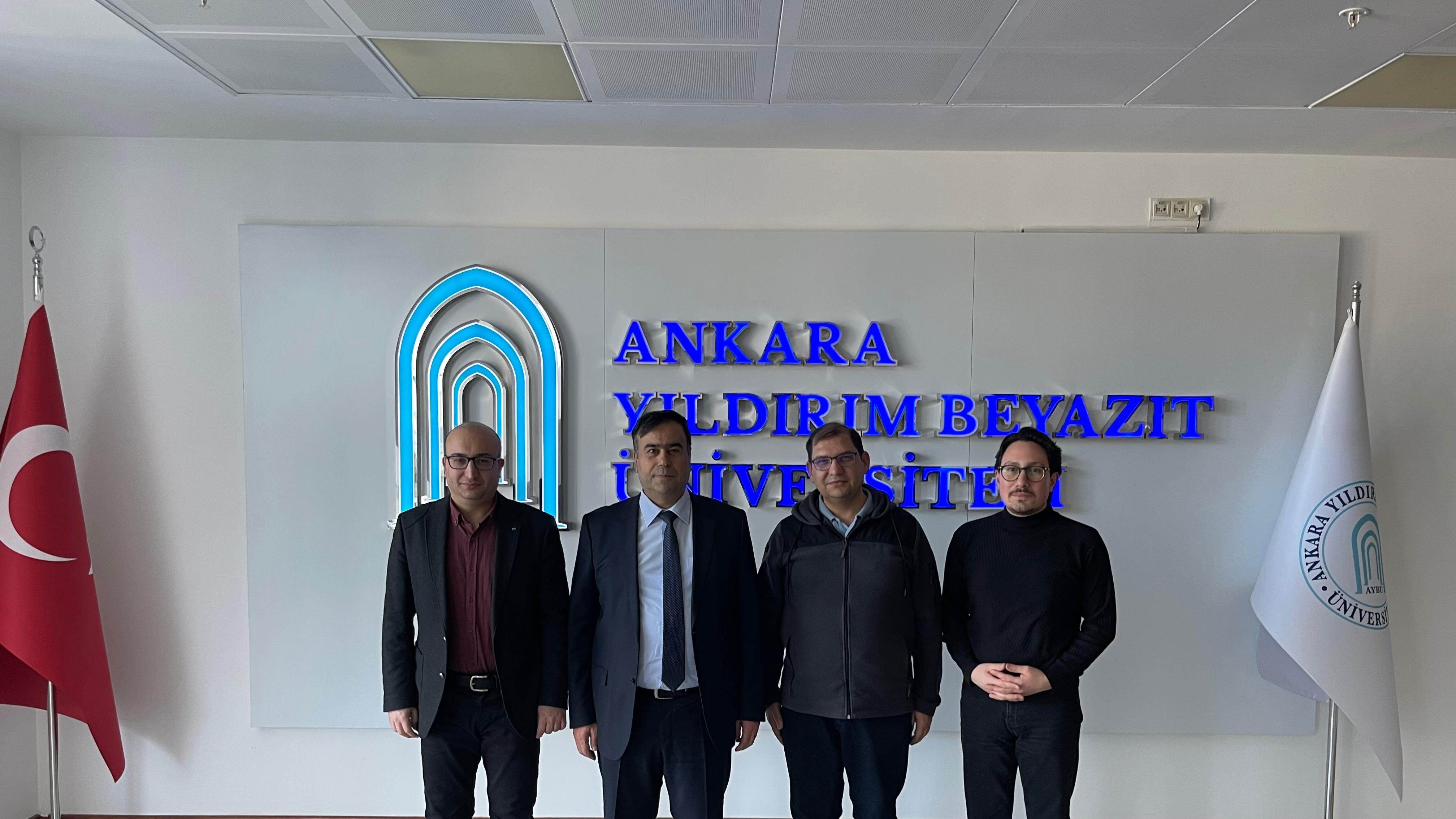 AYBÜ Göç Politikaları Yönetimi’nden Rektör Yardımcısı Prof. Dr. Hüseyin Tutar’a Ziyaret