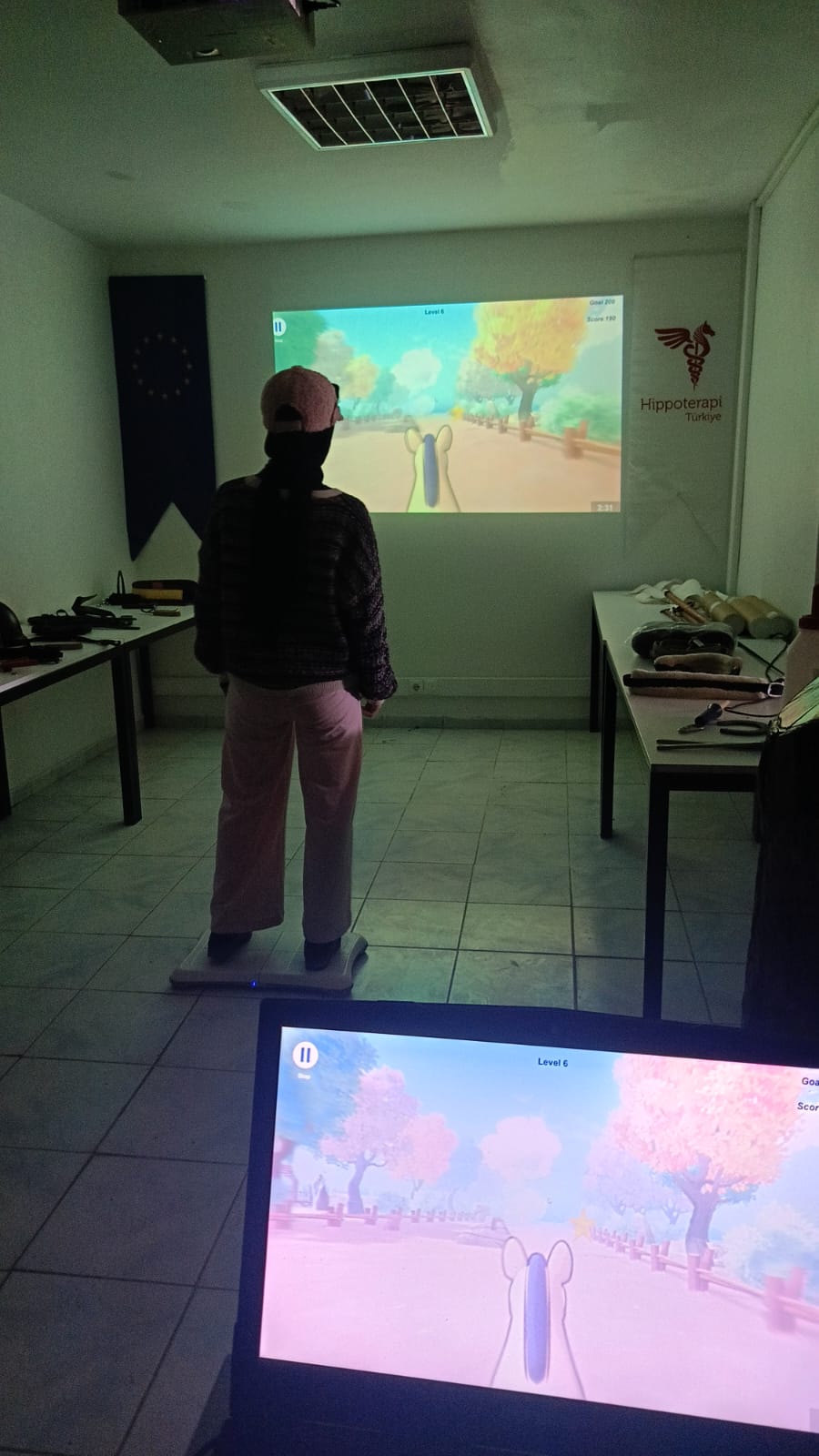 Hippoterapi Merkezimizde  Denge Tahtamız Özel Bireylerimiz İçin Kullanıma Başlanmıştır.