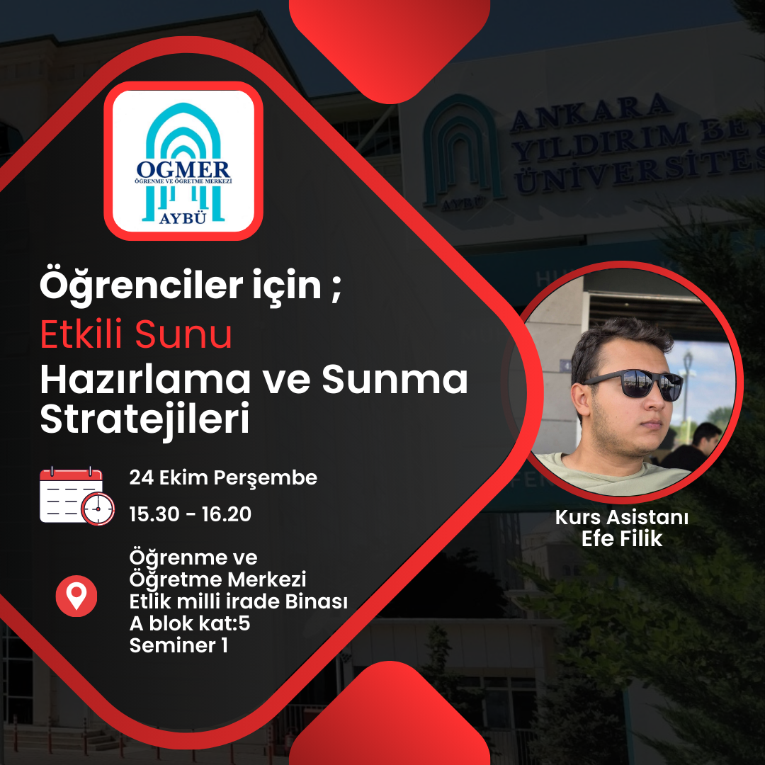 Etkili Sunu Hazırlama ve Sunma Stratejileri 