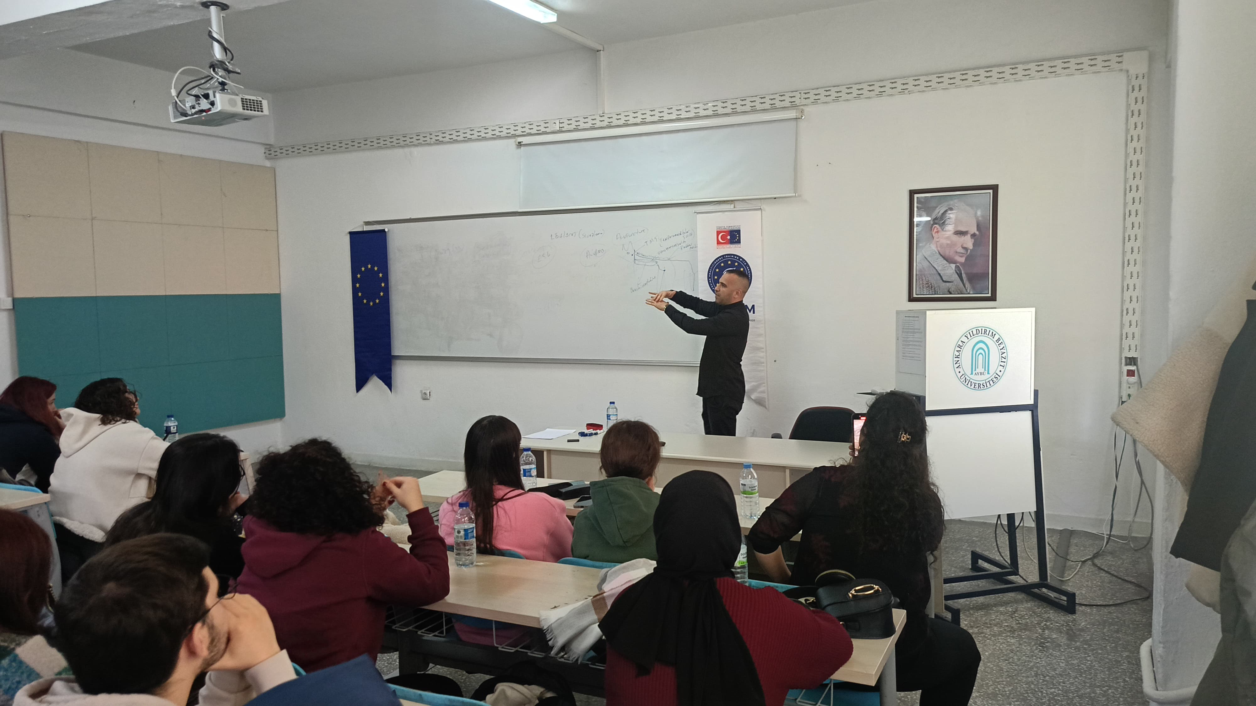 Necmettin Erbakan Üniversitesi ‘nden Dr. Yavuzkan Paksoy Hocamız Merkezimizi Ziyaret Ederek Öğrencilerimizle At Sağlığı Seminerinde Buluştu.