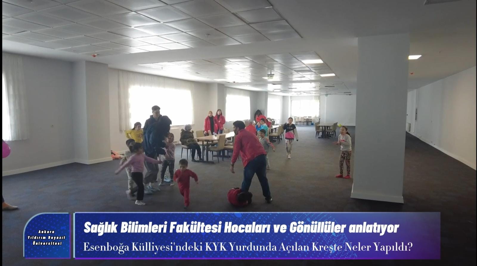 AYBÜ Ailesi Depremzede Çocuklar İçin KYK Yurdunda Oyun ve Eğitim Sınıfı Kurdu