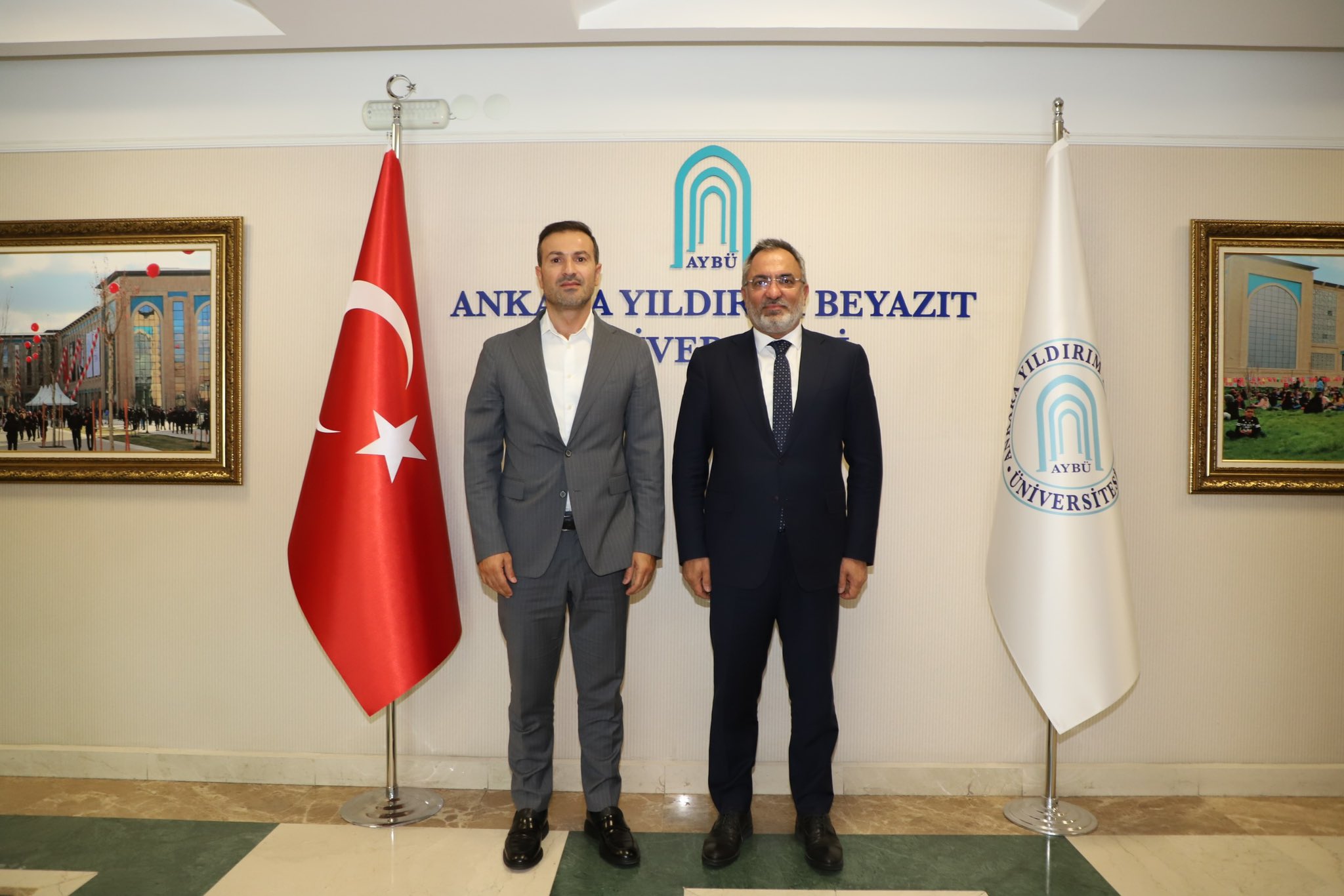 Devlet Su İşleri 5. Bölge Müdürü İbrahim YAROĞLU'ndan Rektörümüze Ziyaret