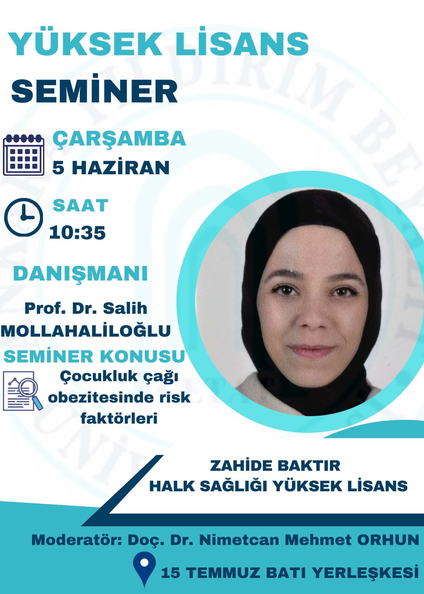 YÜKSEK LİSANS SEMİNER