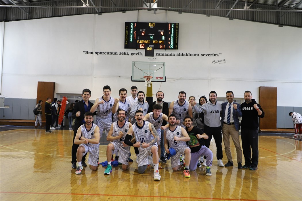 AYBÜ Erkek Basketbol Takımı Galip Geldi