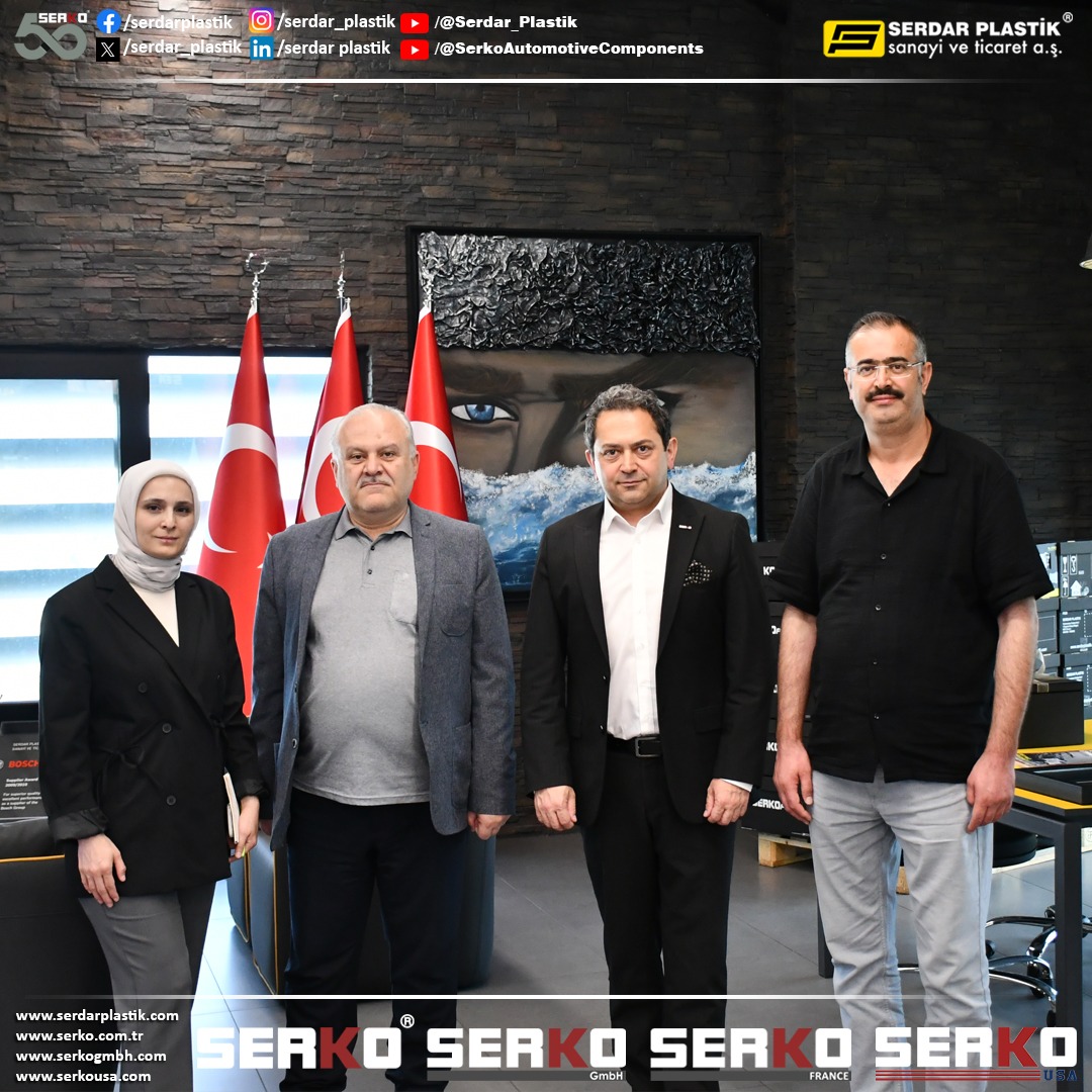 Dekanımız ve Ekibi Serdar Plastik Fabrikasını Ziyaret Etti