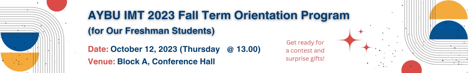 Öğrencilerimiz İçin Oryantasyon