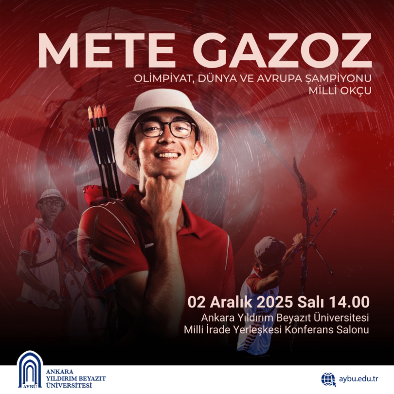 Milli gururumuz Mete Gazoz 2 Aralık’ta AYBÜ’de…