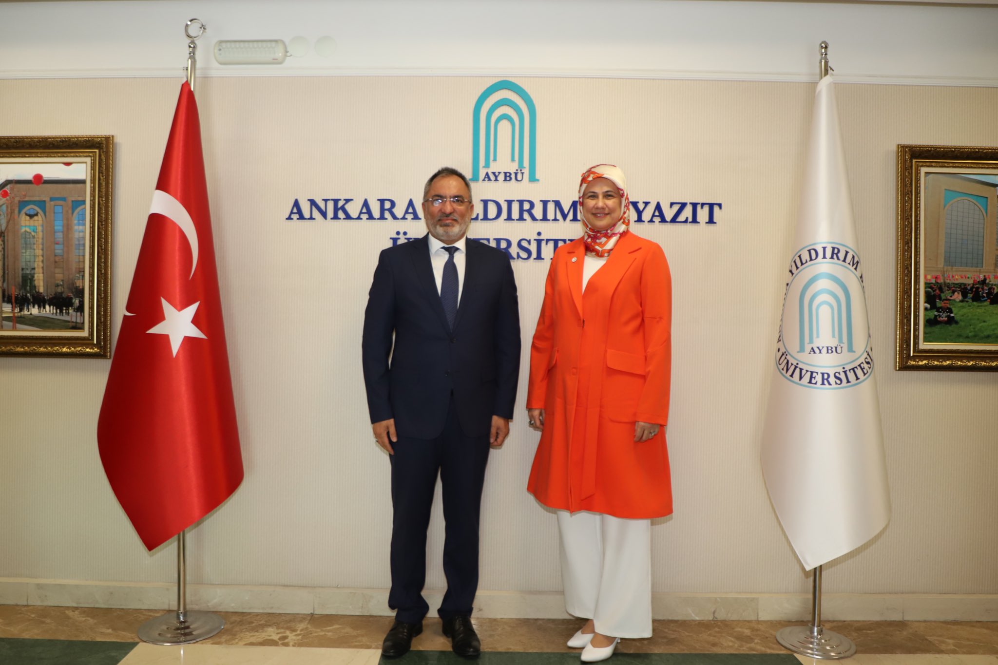 Kızılay Genel Başkanı Prof. Dr. Fatma Meriç YILMAZ'dan Rektörümüze Ziyaret