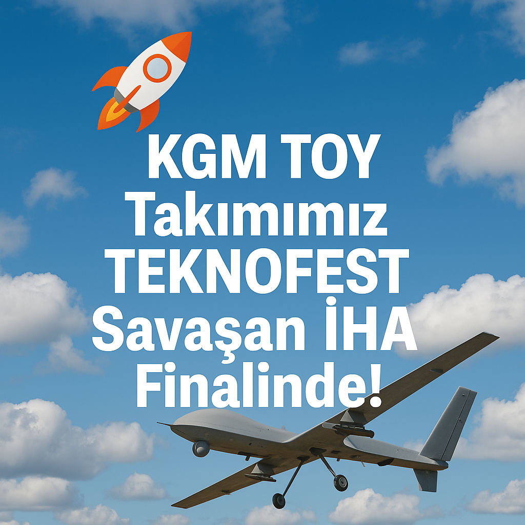 Our KGM TOY Team is at the TEKNOFEST Combat UAV Final!