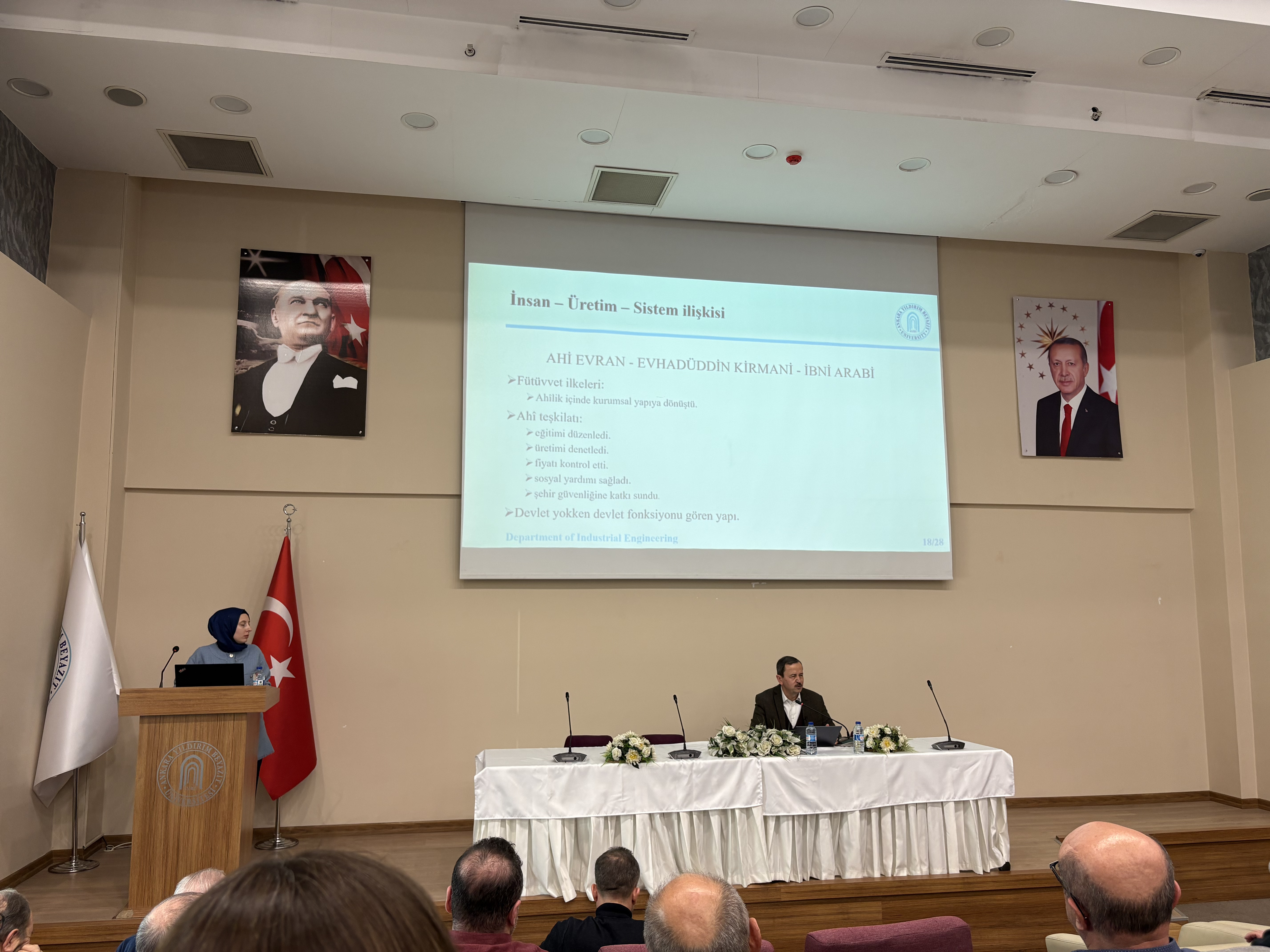 Prof. Dr. Mete Gündoğan Seminer Serisi Kapsamında Konuştu: İnsan Üretim ve Sistem