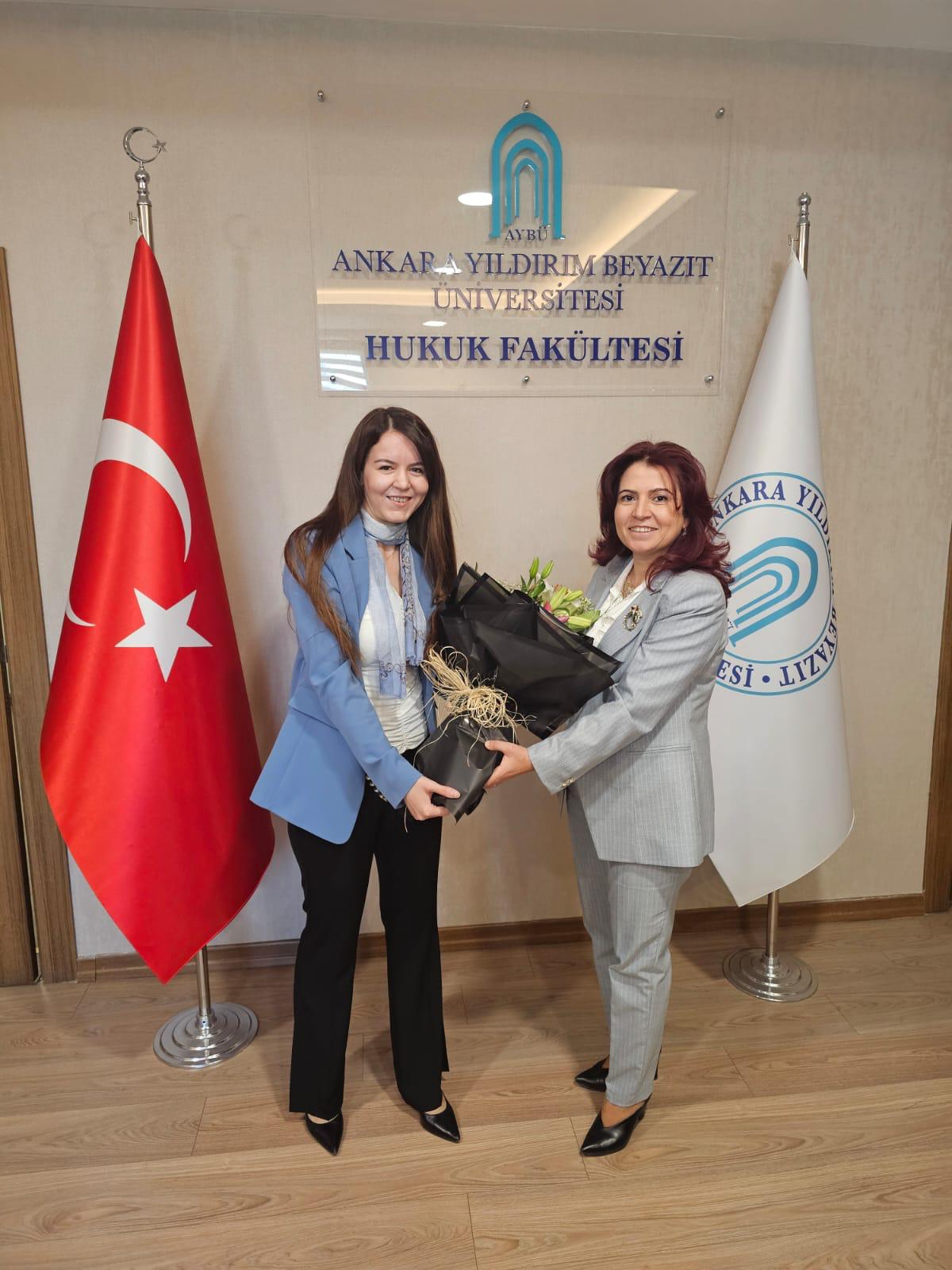 Danıştay Tetkik Hakimi Sayın Ziynet ÇETİN'den Dekanımıza Hayırlı Olsun Ziyareti