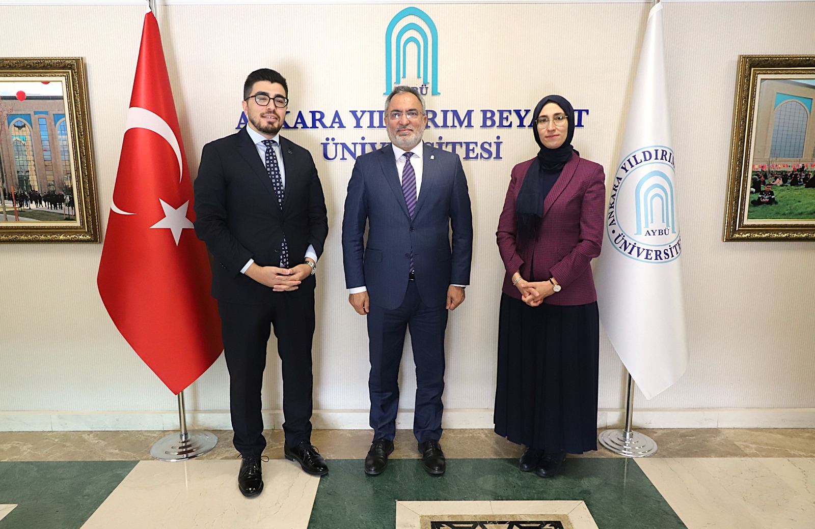 AYBÜ AİLEMER’den Rektörümüz Prof. Dr. Ali Cengiz Köseoğlu’na Ziyaret