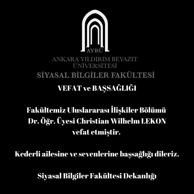 Vefat ve Başsağlığı