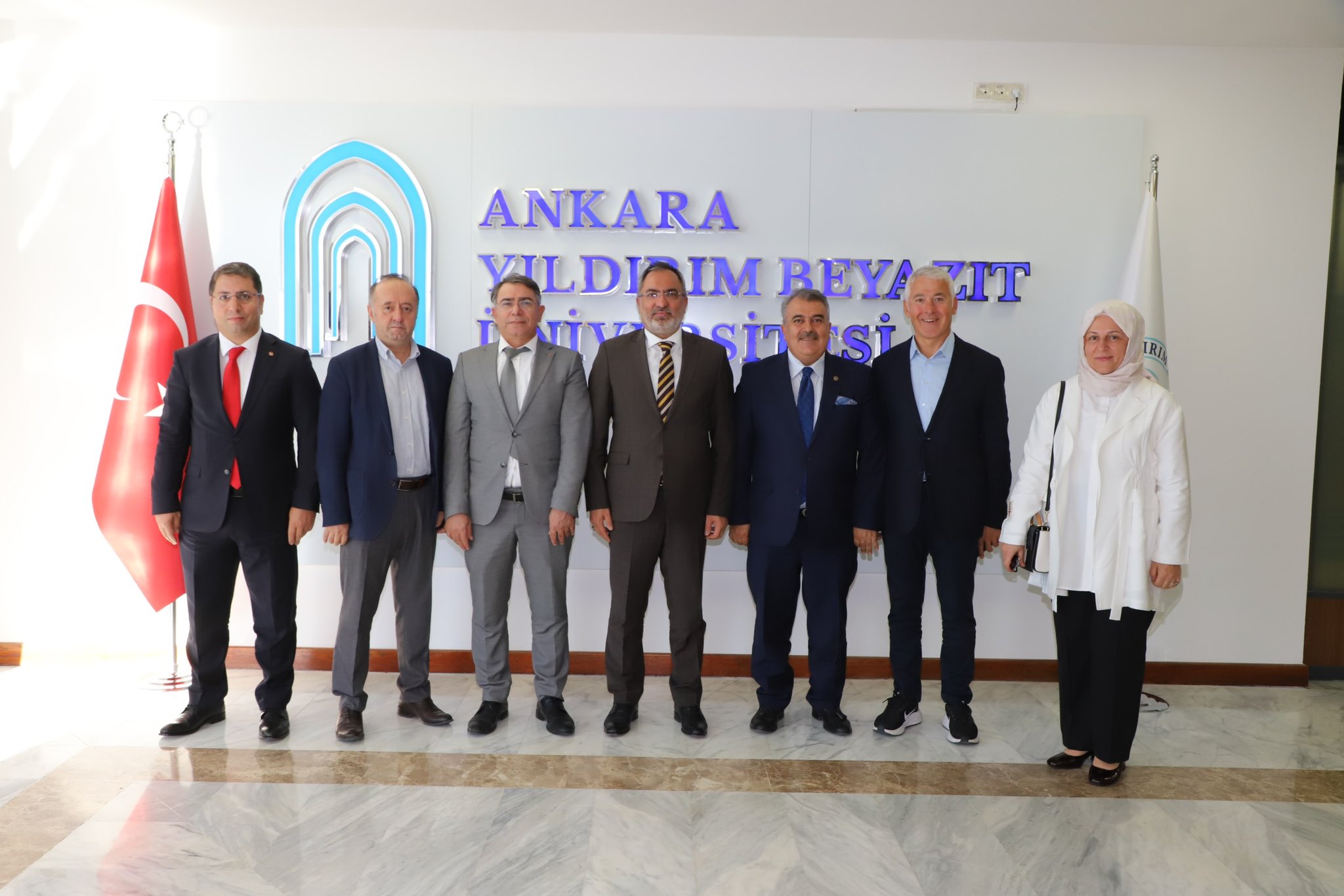 Yargıtay, Hacettepe ve ASBÜ Hukuk Fakültesinden Rektörümüze Ziyaret 