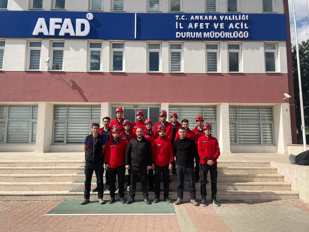 AYBU Takes part in Search and Rescue Contest among the Universities organized by Disaster and Emergency Management Presidency (AFAD)