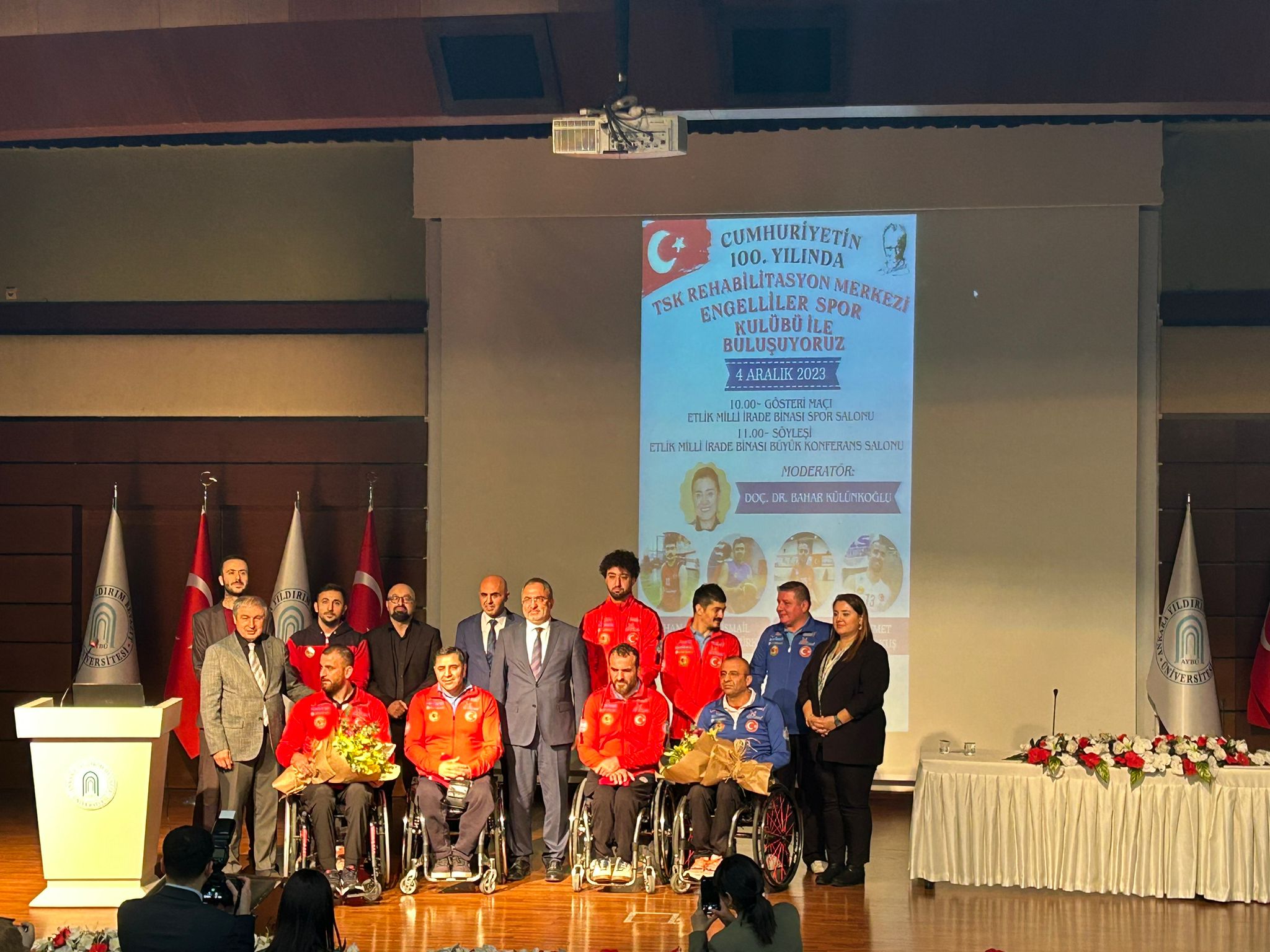  Cumhuriyetimizin 100. Yılı Etkinlikleri Kapsamında Düzenlenen "Türk Silahlı Kuvvetleri Rehabilitasyon Merkezi Engelliler Spor Kulübü Sporcuları ile Söyleşi" Etkinliği Gerçekleştirilmiştir!