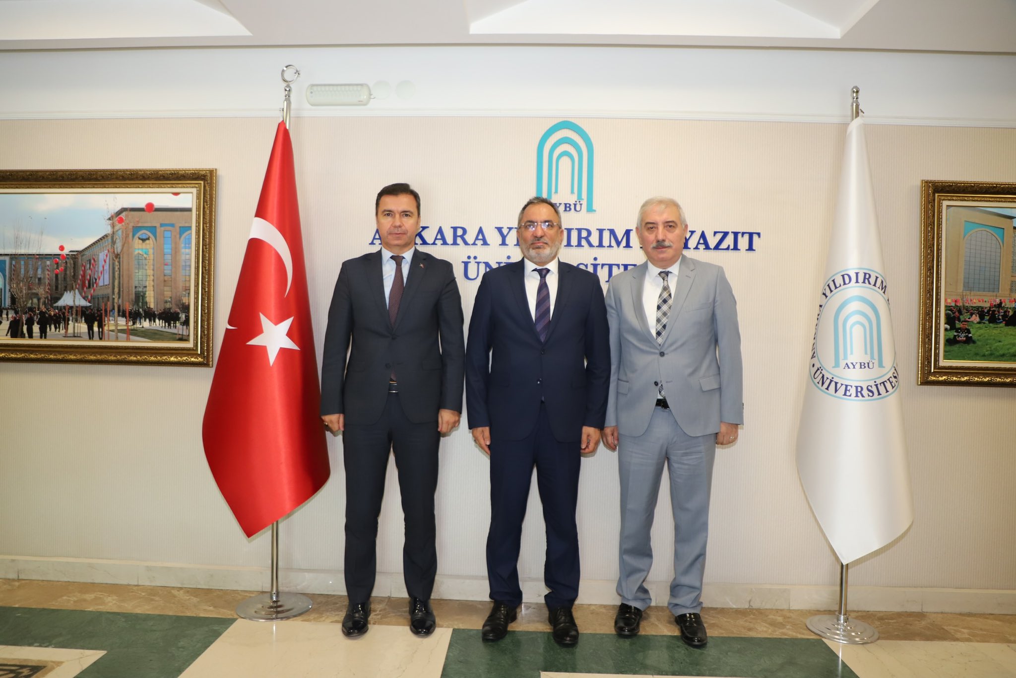 Ankara Batı Adliyesinden Rektörümüze Ziyaret