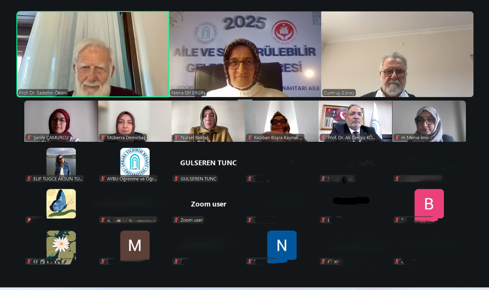 Ankara Yıldırım Beyazıt Üniversitesi ev sahipliğinde, aileyi ve sürdürülebilir geleceği odağına alan Aile ve Sürdürülebilir Gelecek Kongresi düzenlenmiştir.