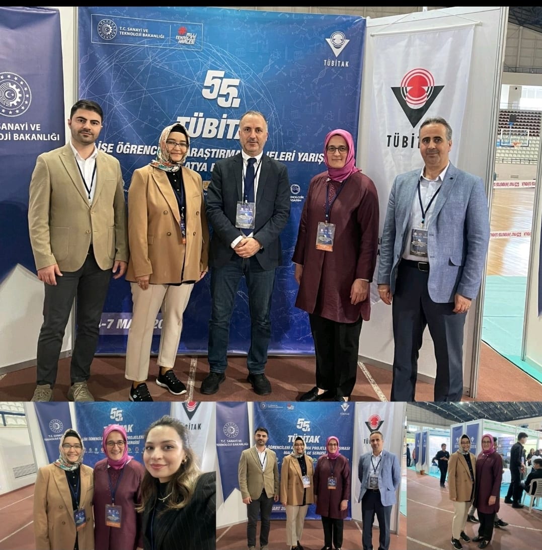 Bölümümüz öğretim üyelerinden Doç. Dr. Fatma Elif ERGİN ve Doç. Dr. K. Büşra KAYNAK EKİCİ TÜBİTAK 55. Lise Öğrencileri Araştırma Projeleri Yarışmasına jüri üyesi olarak katılmışlardır. 