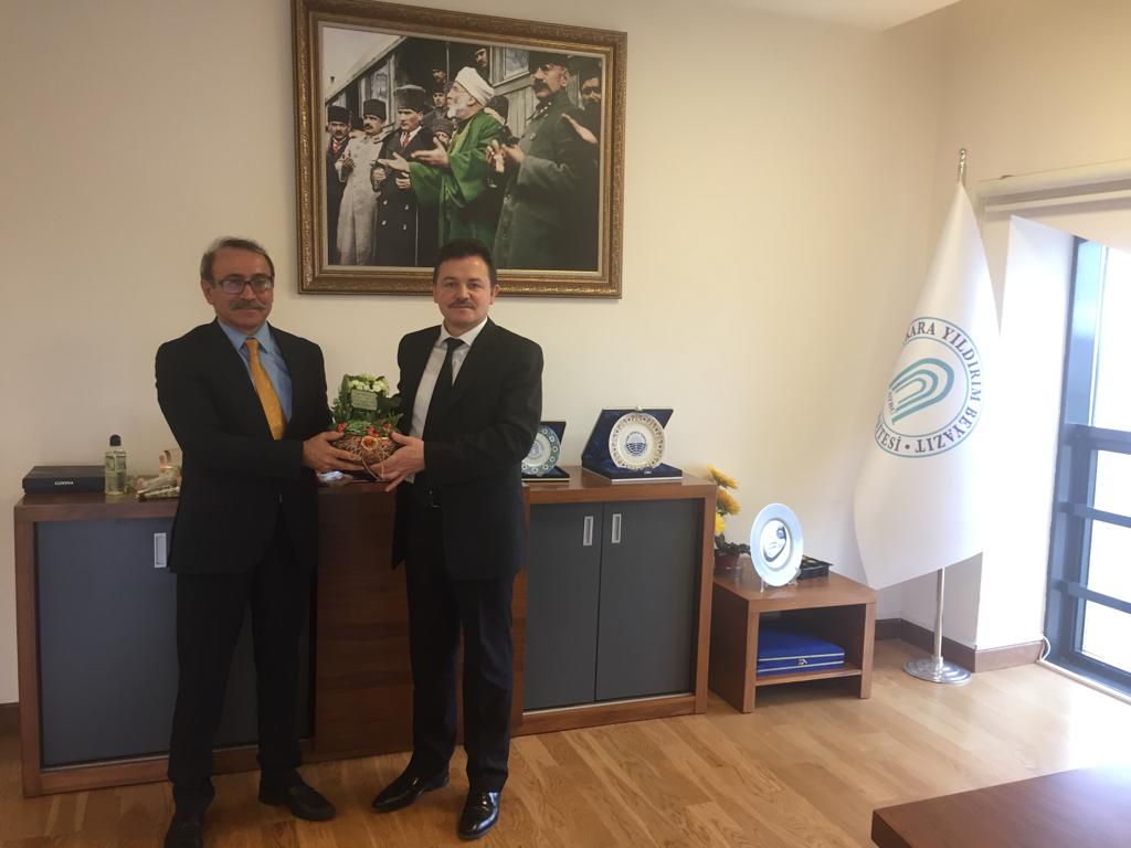 Ankara Sosyal Bilimler Üniversitesi Rektör Yardımcısı Prof. Dr. Ali Osman KURT'TAN Dekanlığa Ziyaret