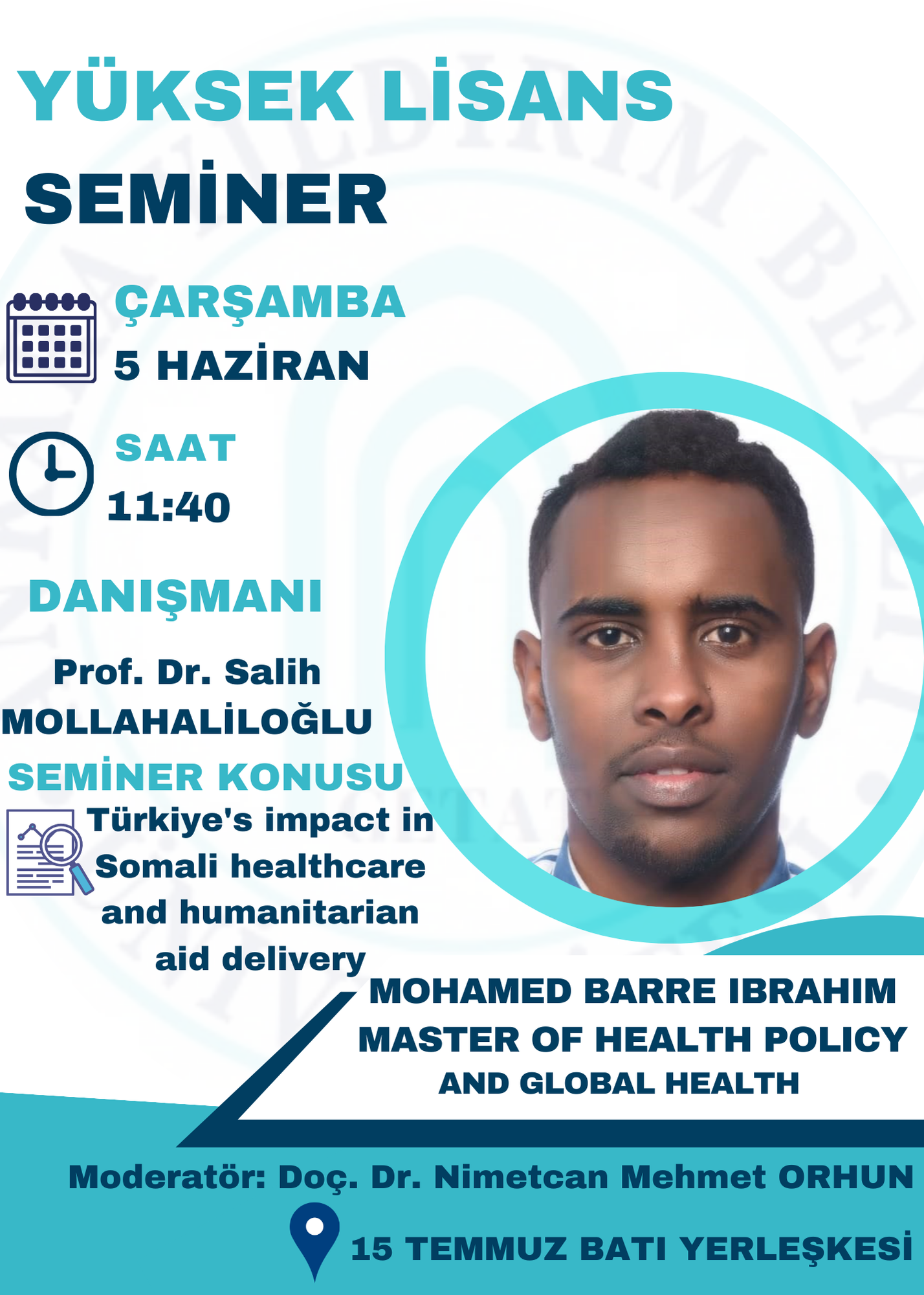 YÜKSEK LİSANS SEMİNER